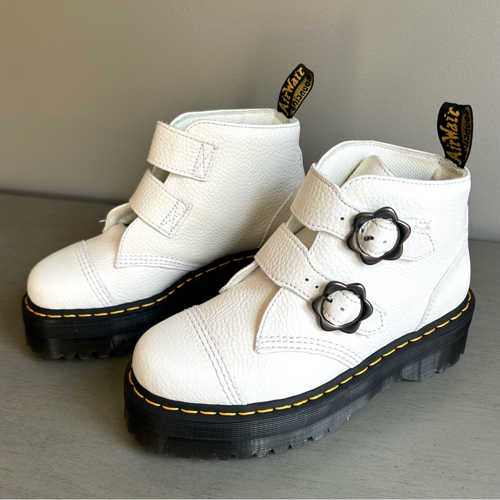 Dr. Martens White Combat Boots